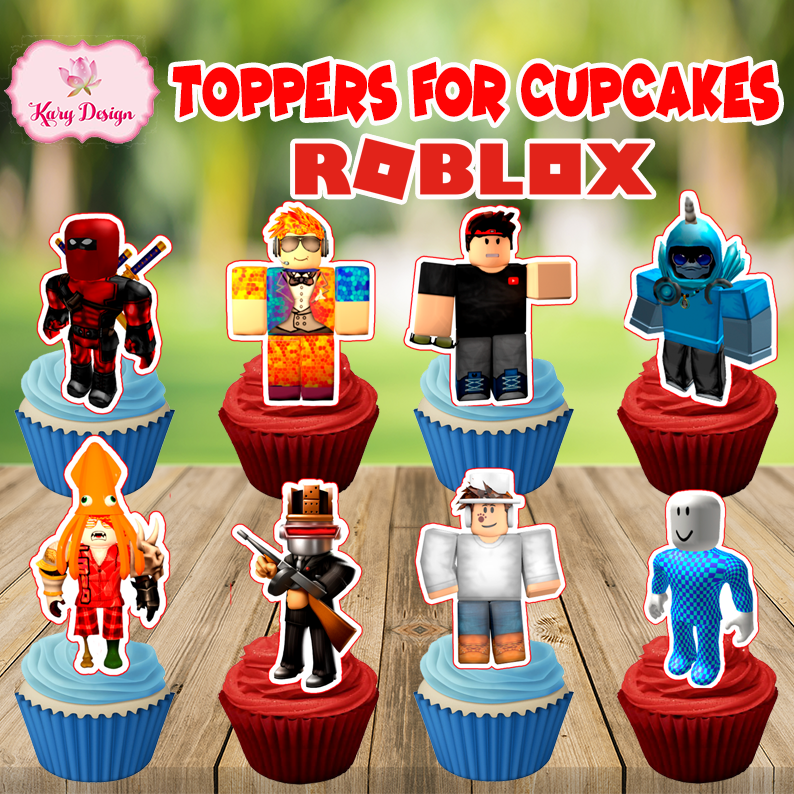 Cake topper Roblox 👏🏻 bolo da @karla.cupcakes 😍