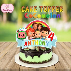 COCOMELON CAKE TOPPER DIGITAL FILE