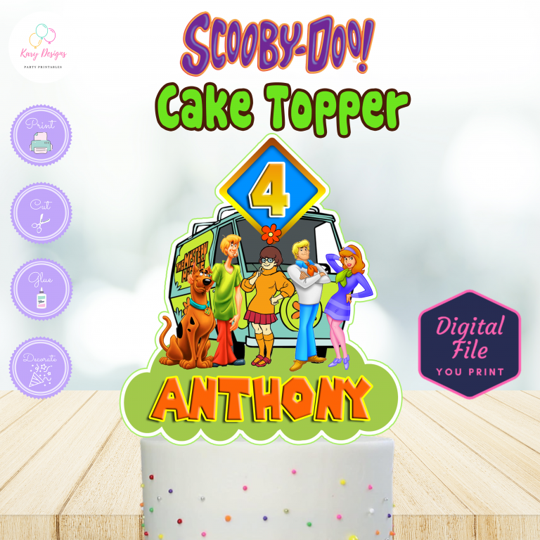 SCOOBY DOO CAKE TOPPER - Kary Designs