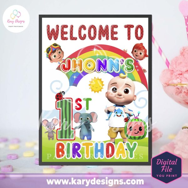 COCOMELON PRINTABLE PARTY PACKAGE - Kary Designs