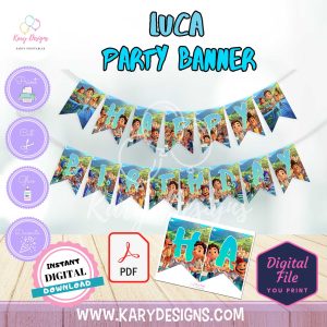 printable luca party banner