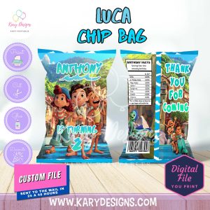 PRINTABLE LUCA CHIP BAG