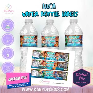 luca printable water bottle labels