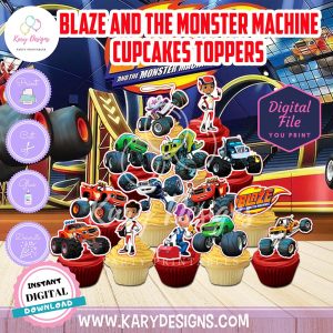 printable blaze and the monster machines