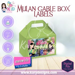 printable mulan gable box labels
